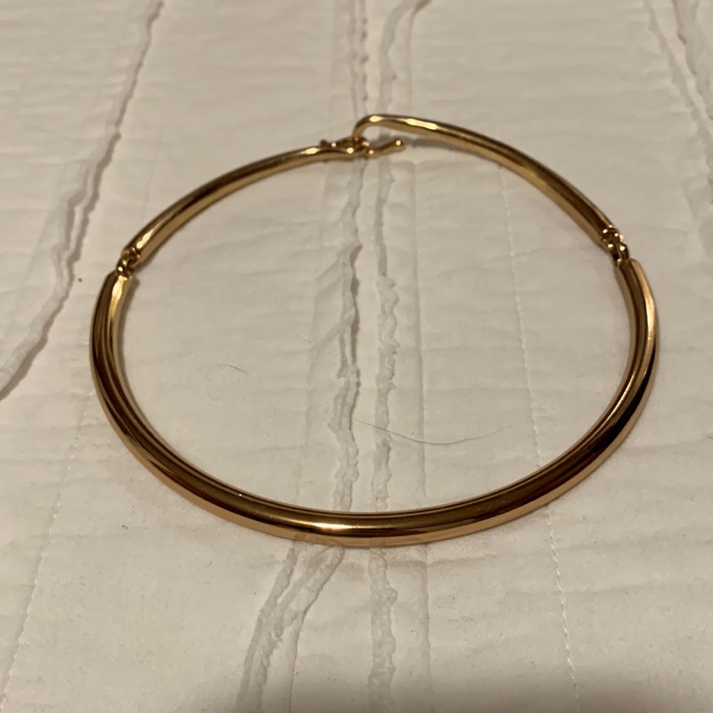 J. Crew Gold Metal Chocker Necklace